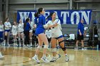 VB vs MHC  Wheaton Women's Volleyball vs Mount Holyoke College. - Photo by Keith Nordstrom : Wheaton, Volleyball, VB